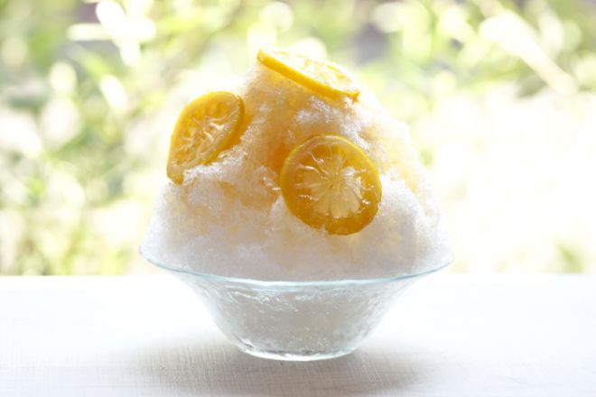 爽やかレモンかき氷